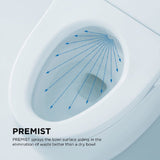 [MW6423084CEFG#01] TOTO Nexus 1.28 GPF One Piece Washlet Elongated Toilet With Left Hand Lever And Build In Bidet Heated Seat Function