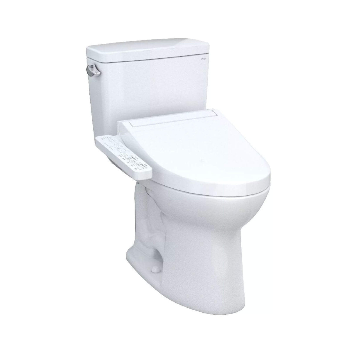 [MW7763074CEFG#01] TOTO Drake Washlet C2 And 1.28 GPF Left Hand Lever With Elongated Universal Height Bidet Toilet
