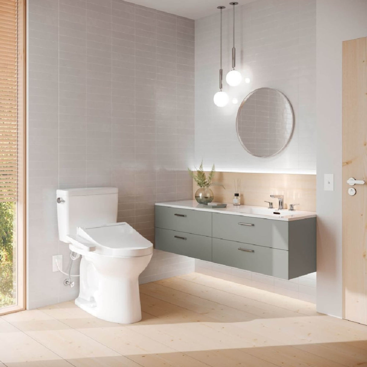 [MW7763074CEFG.10#01] TOTO Drake 1.28 GPF With Washlet C2 Elongated Bidet Toilet And 10" Rough In