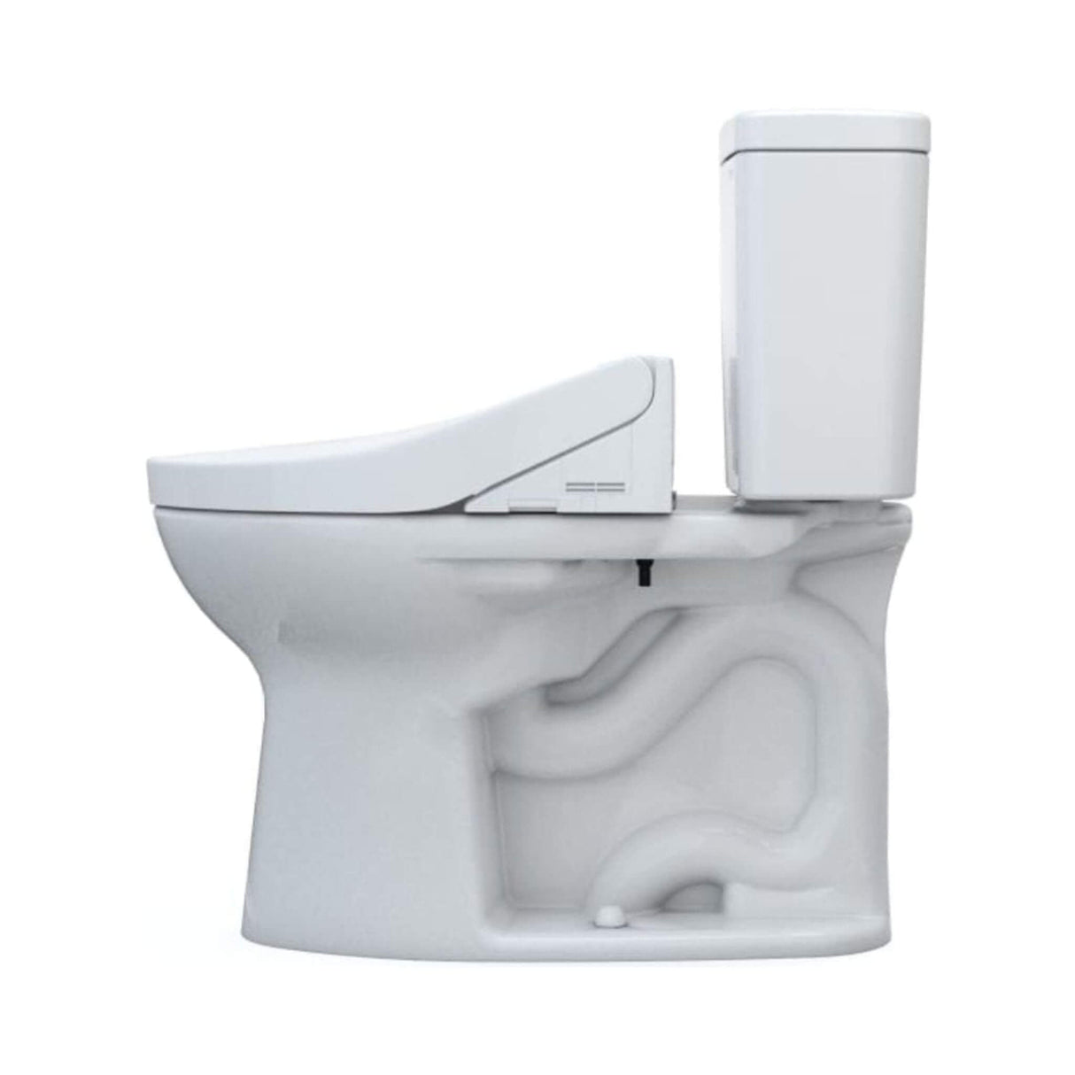 [MW7763074CEFG.10#01] TOTO Drake 1.28 GPF With Washlet C2 Elongated Bidet Toilet And 10" Rough In