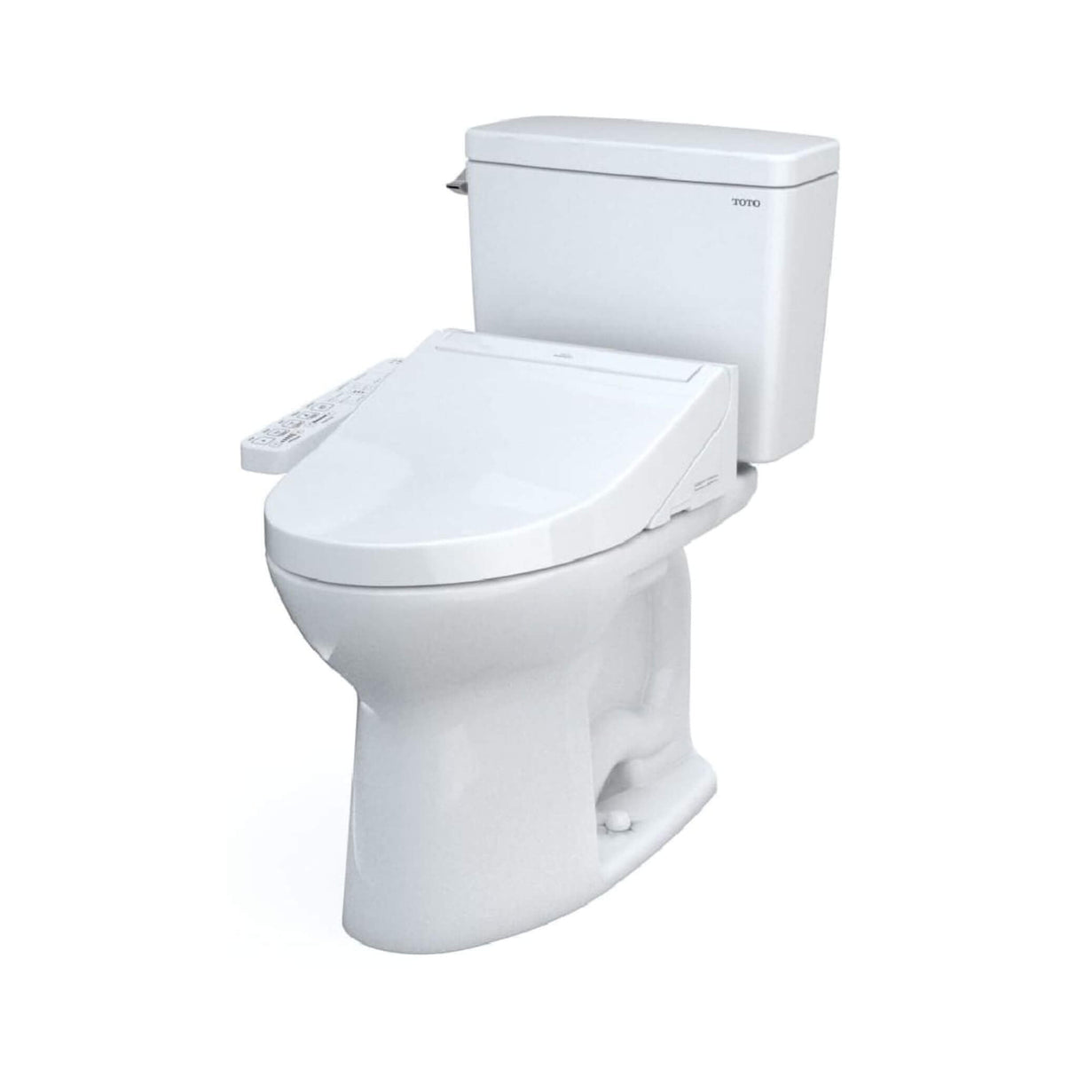 [MW7763074CEG#01] TOTO Drake 1.28 GPF Two Piece Elongated With Left Hand Lever And Washlet C2 Bidet Seat