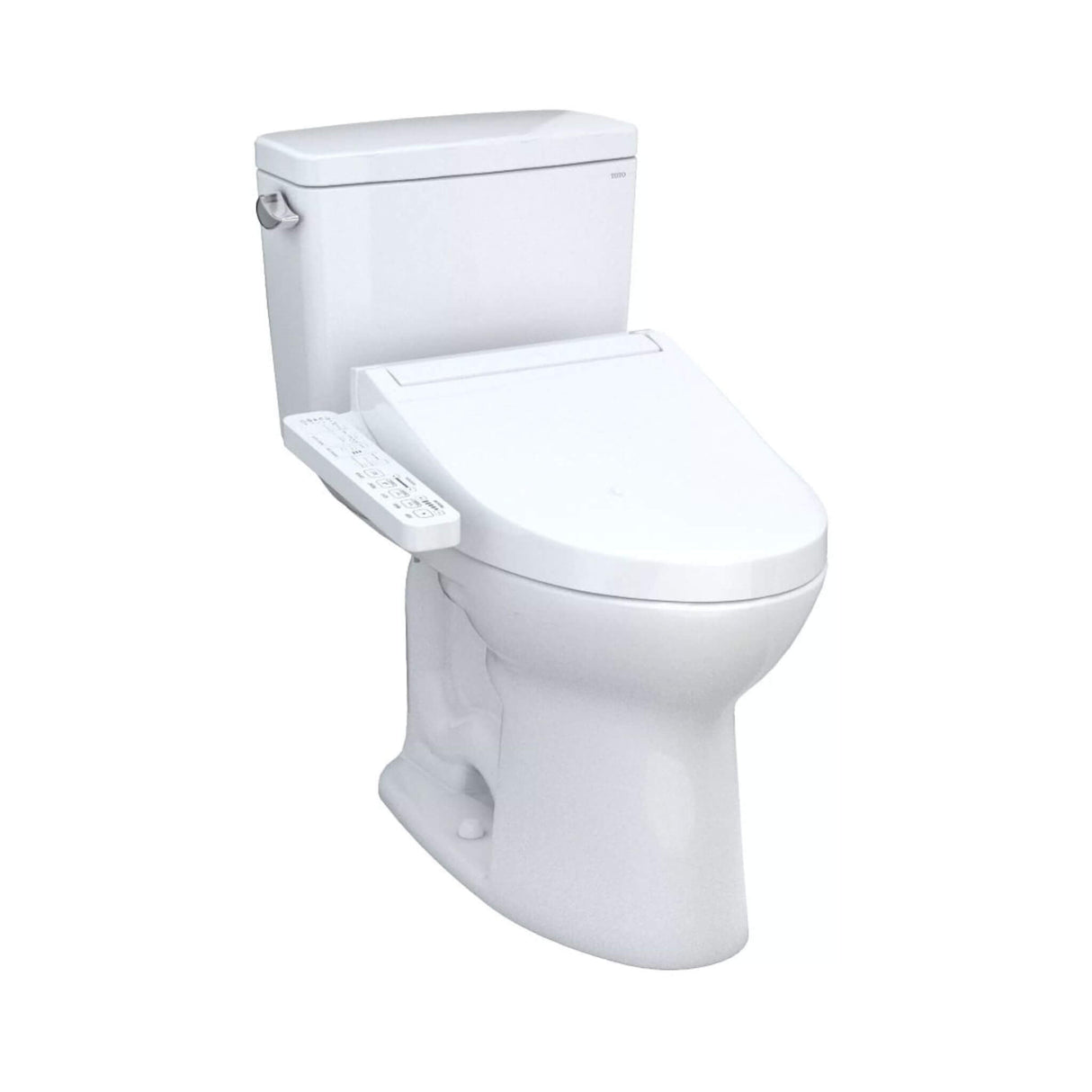 [MW7763074CEG#01] TOTO Drake 1.28 GPF Two Piece Elongated With Left Hand Lever And Washlet C2 Bidet Seat
