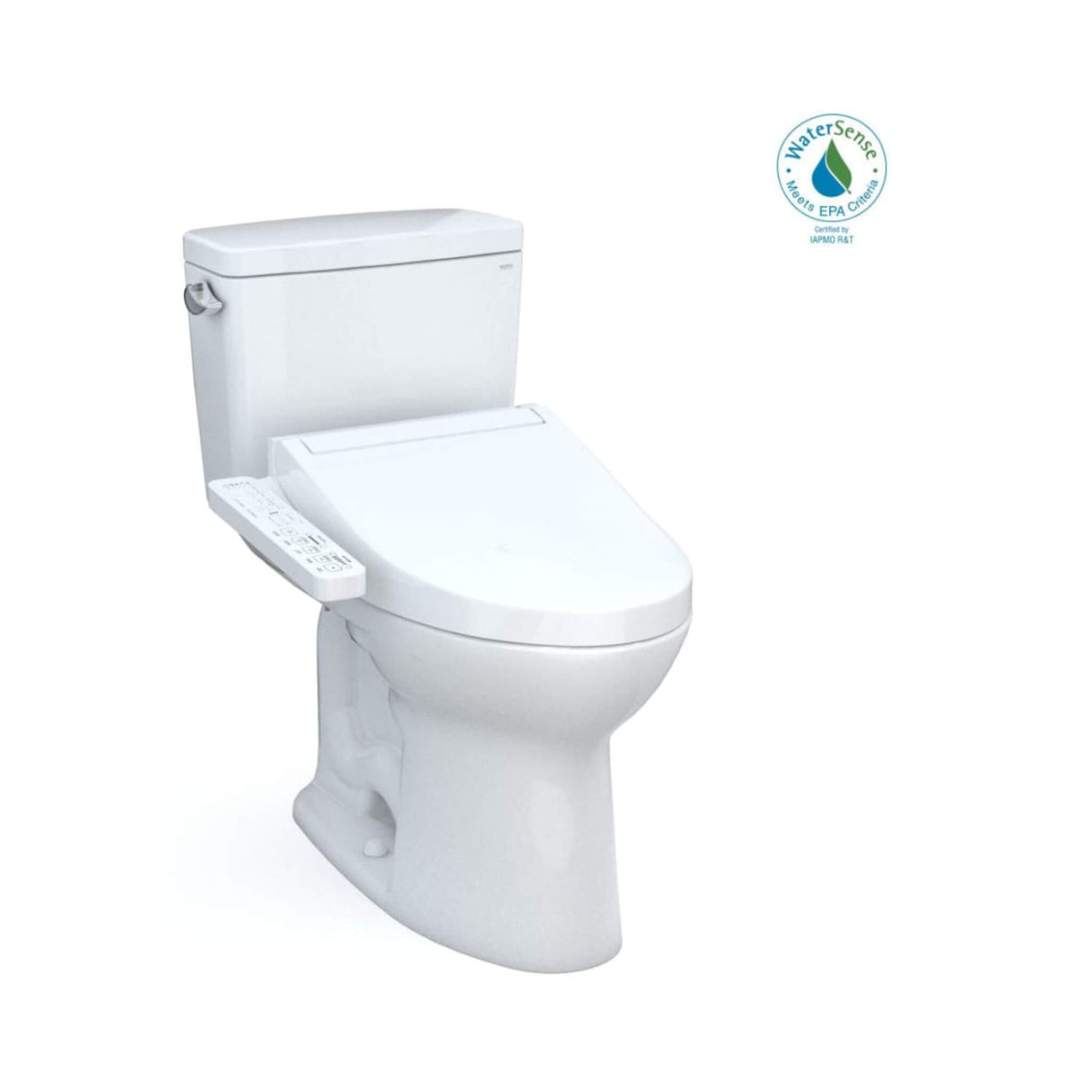 [MW7763074CEG#01] TOTO Drake 1.28 GPF Two Piece Elongated With Left Hand Lever And Washlet C2 Bidet Seat