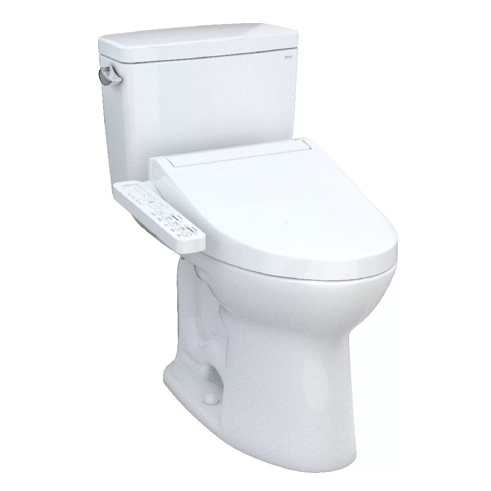 [MW7763074CSFG#01] TOTO Drake Washlet C2 With 1.6 GPF Universal Height Elongated Toilet