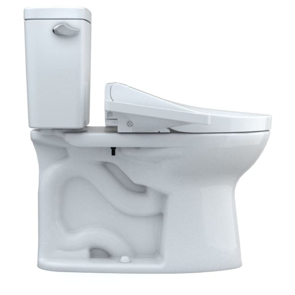 [MW7763074CSFG#01] TOTO Drake Washlet C2 With 1.6 GPF Universal Height Elongated Toilet