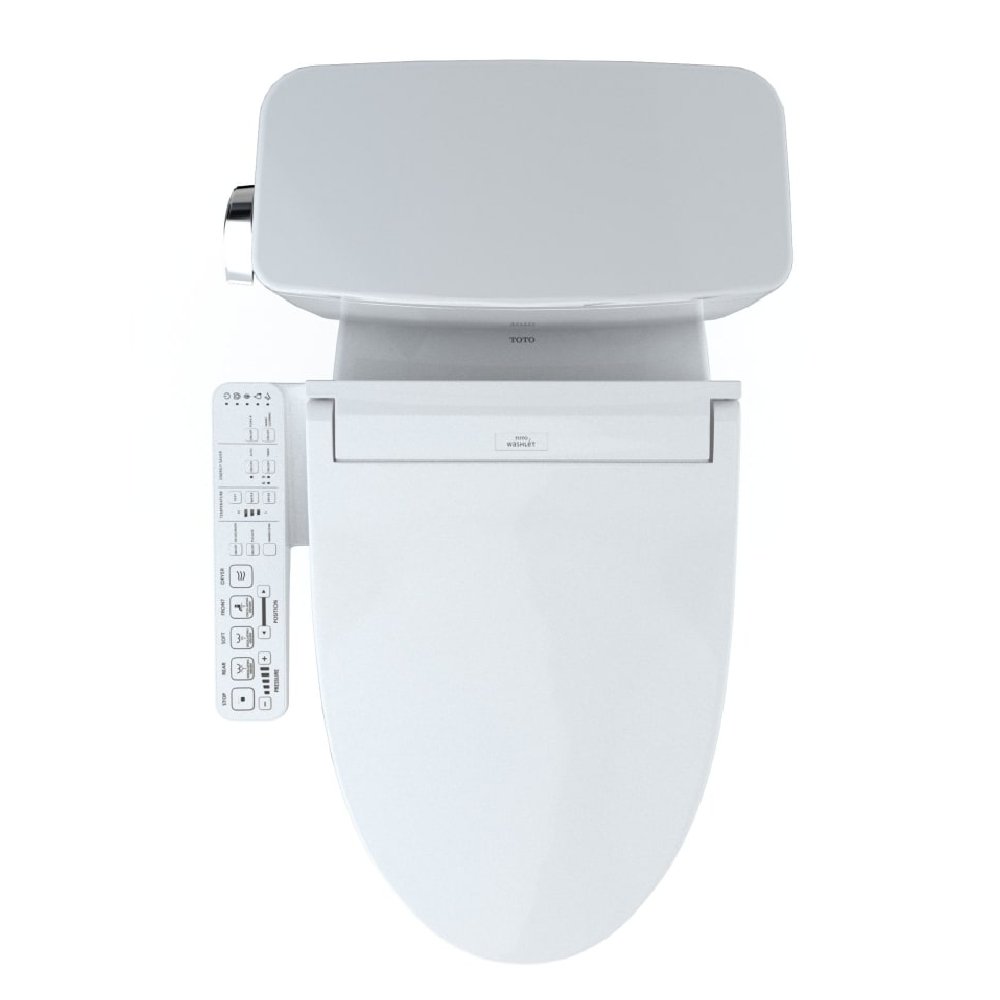 [MW7763074CSFG#01] TOTO Drake Washlet C2 With 1.6 GPF Universal Height Elongated Toilet