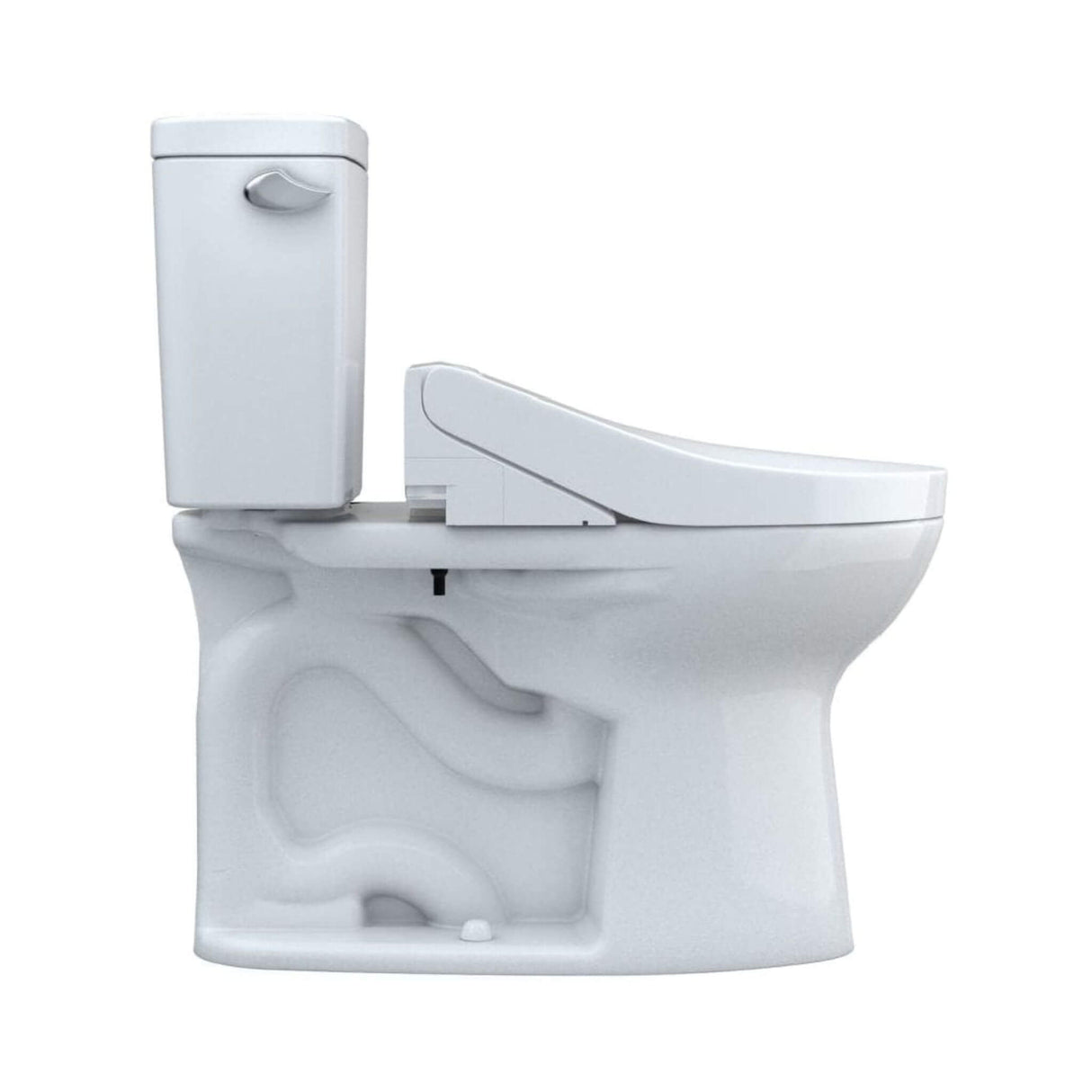 [MW7763084CEFG.10#01] TOTO Drake 1.28 GPF Elongated Universal Height EWater+ Toilet With C5 Bidet Seat