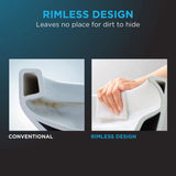 [MW7763084CEFG.10#01] TOTO Drake 1.28 GPF Elongated Universal Height EWater+ Toilet With C5 Bidet Seat