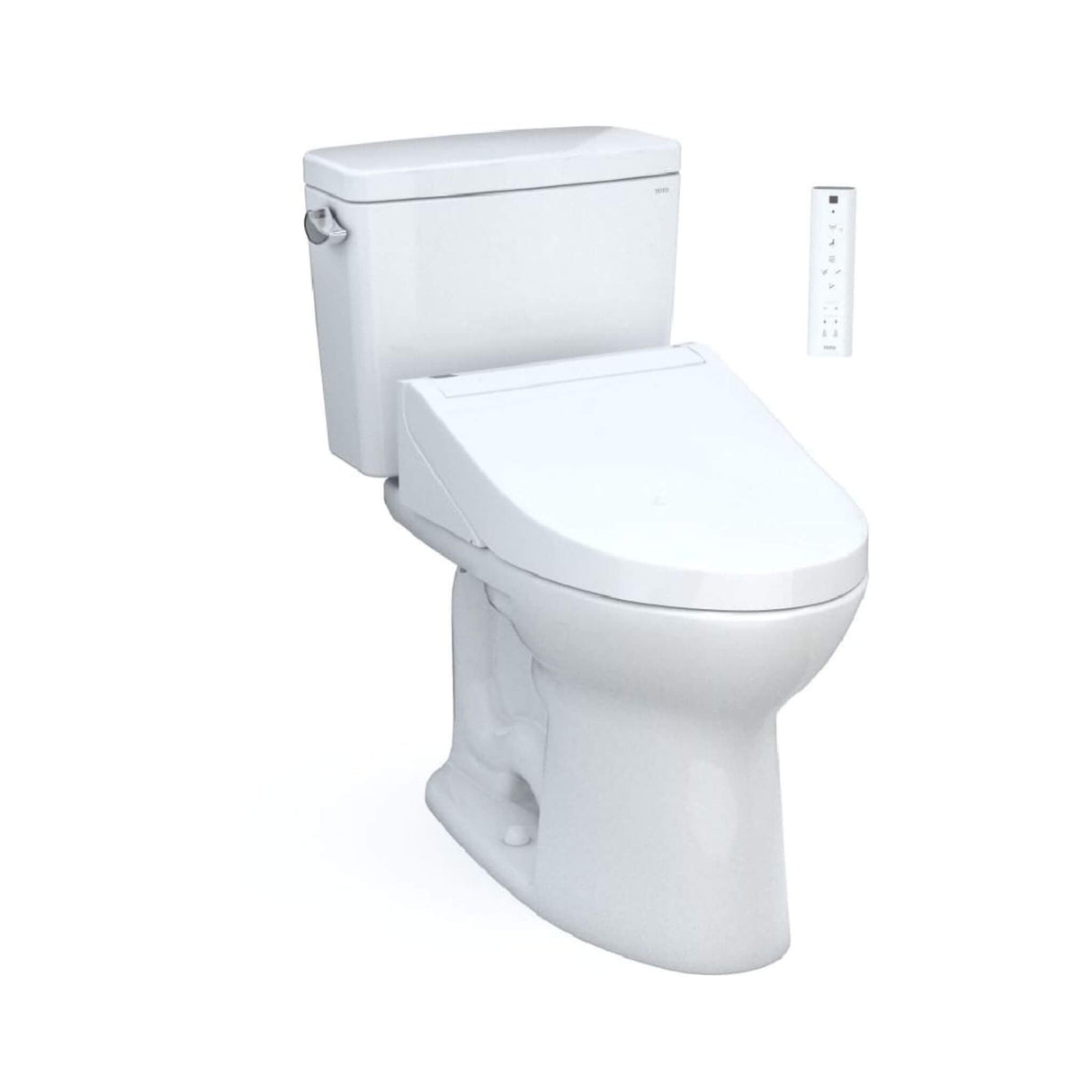 [MW7763084CEFG.10#01] TOTO Drake 1.28 GPF Elongated Universal Height EWater+ Toilet With C5 Bidet Seat