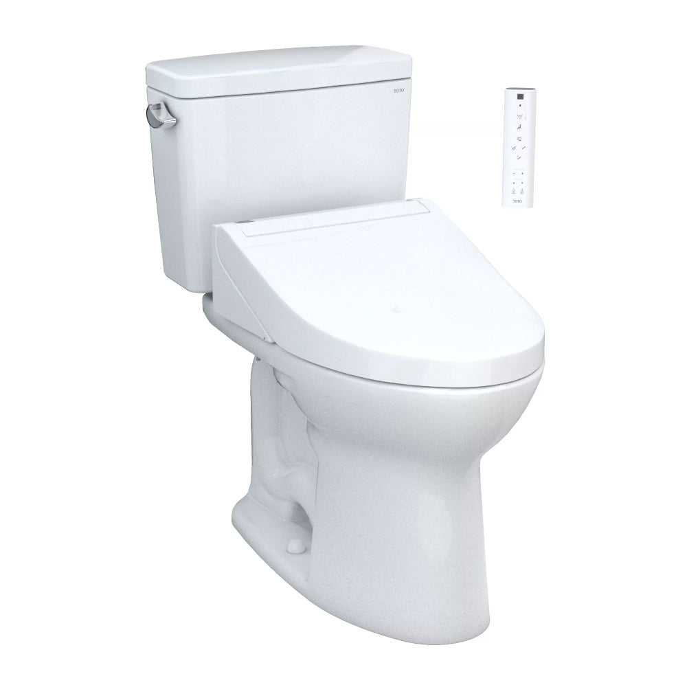 [MW7763084CEG#01] TOTO Drake 1.28 GPF Washlet Elongated Toilet With C5 Bidet Seat
