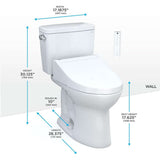 [MW7763084CSG#01] TOTO Drake C5 Bidet Seat With 1.6 GPF Tornado Flush
