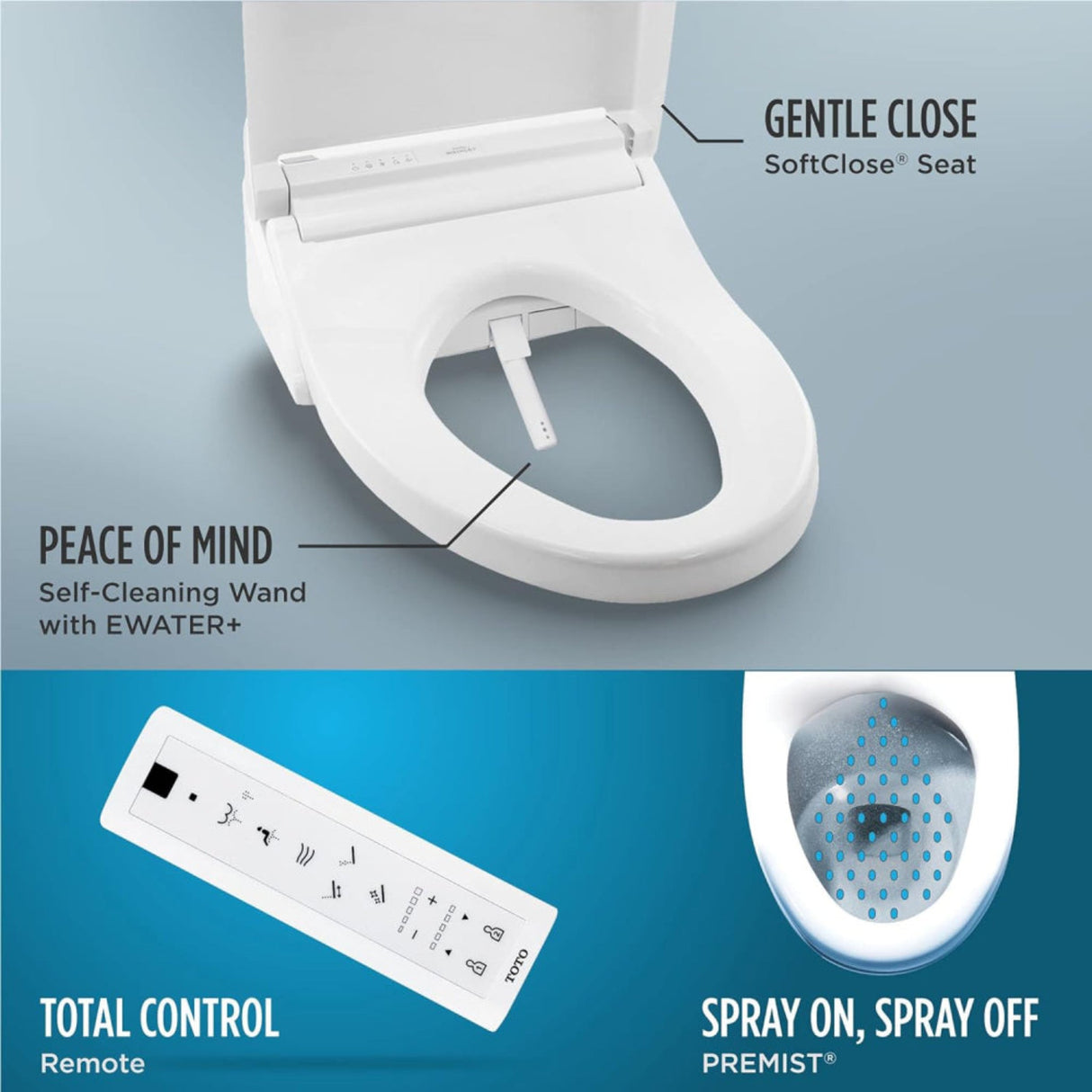 [MW7763084CSG#01] TOTO Drake C5 Bidet Seat With 1.6 GPF Tornado Flush