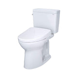 [MW7764726CEG#01] TOTO Drake 1.28 GPF Two Piece Washlet Elongated Toilet Seat With S7 Heated Bidet Seat  And EWater+
