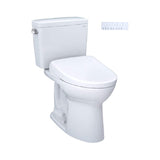 [MW7764726CEG#01] TOTO Drake 1.28 GPF Two Piece Washlet Elongated Toilet Seat With S7 Heated Bidet Seat  And EWater+