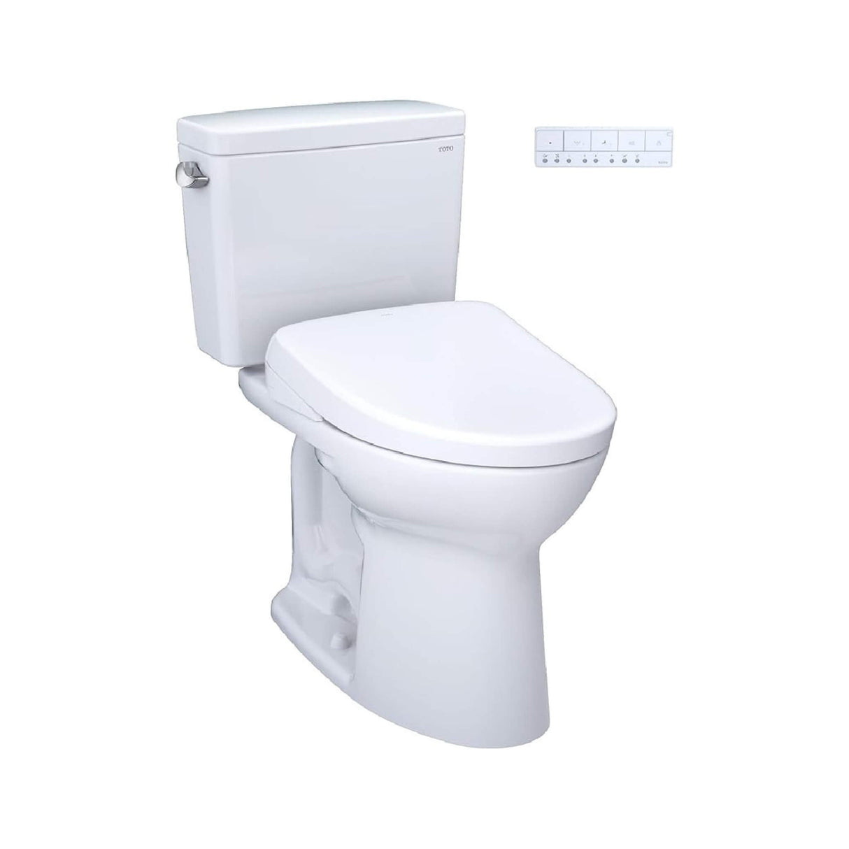 [MW7764726CEGA#01] TOTO Drake Washlet S7 Bidet Seat With 1.28 GPF Elongated Toilet