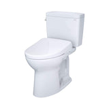 [MW7764726CSFG#01] TOTO Drake 1.6 GPF Elongated Chair Height Toilet With Washlet S7 Heated Bidet Seat And Night Light