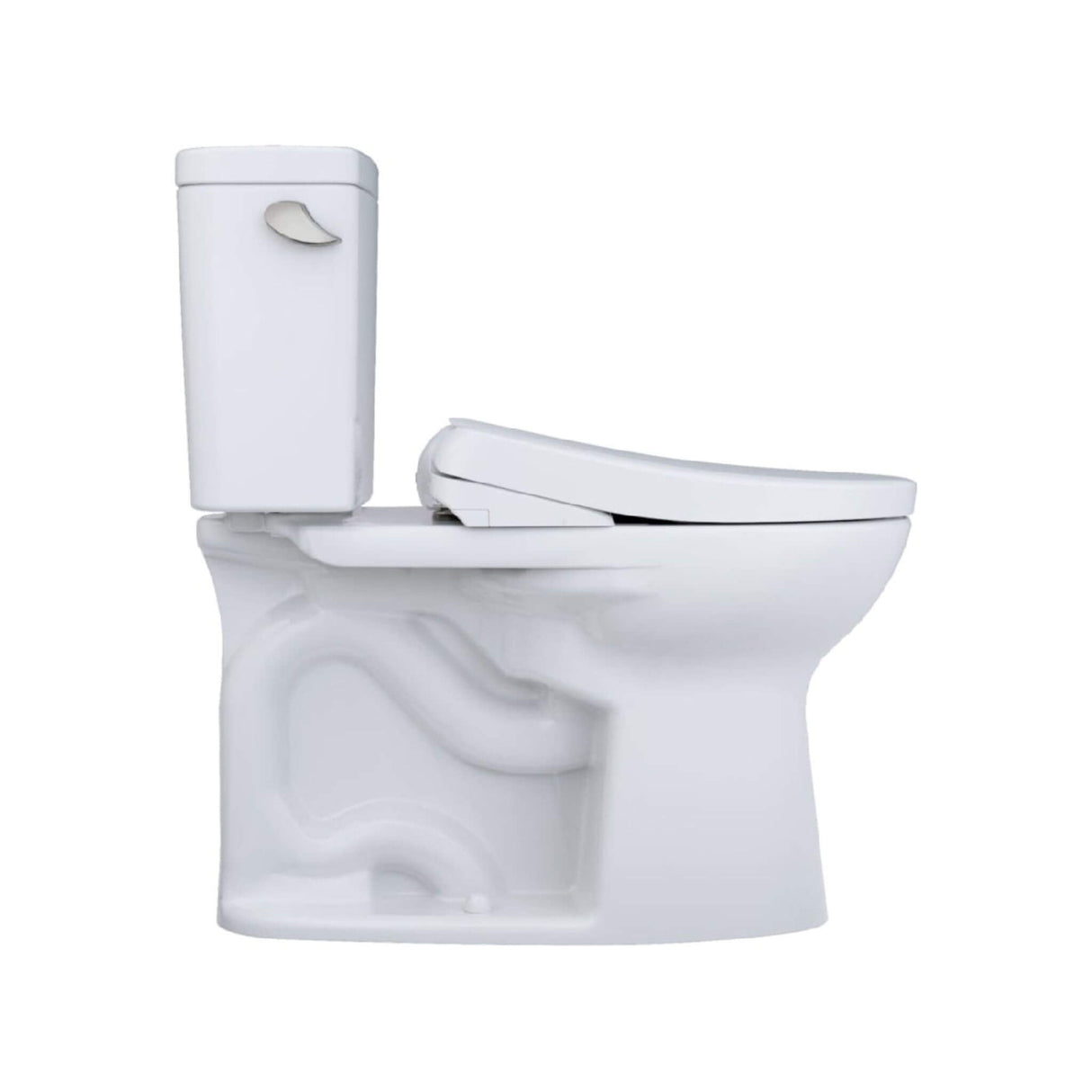 [MW7764736CEFG#01] TOTO Drake 1.28 GPF Elongated Chair Height Toilet W/ Washlet S7A Auto Heated Bidet Seat & EWater+ Technlogy