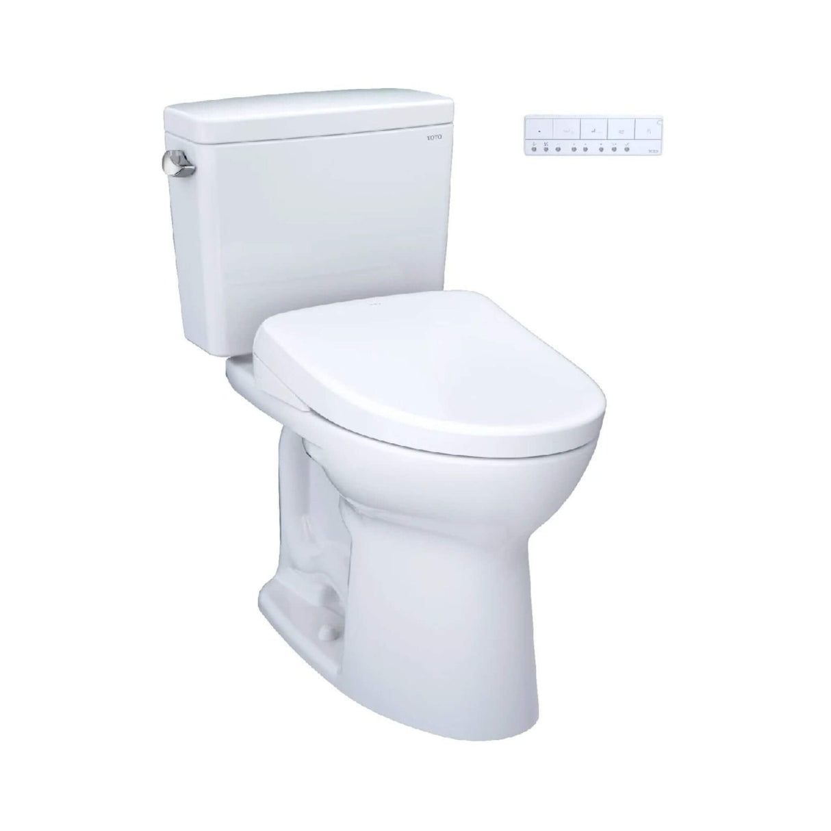 [MW7764736CEFGA#01] TOTO Drake 1.28 GPF Universal Height Toilet With S7A Auto Open Bidet Seat And Auto Flush