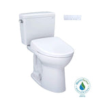 [MW7764736CEFGA#01] TOTO Drake 1.28 GPF Universal Height Toilet With S7A Auto Open Bidet Seat And Auto Flush