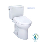 [MW7764736CEFGA.10#01] TOTO Drake Washlet S7A With 1.28 GPF Universal Height 10-Inch Rough-In Elongated Bidet Toilet
