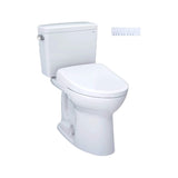 [MW7764726CSFGA.10#01] TOTO Drake 1.6 GPF Universal Height 10" Rough In Toilet With Washlet S7 Bidet Seat