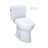 [MW7764736CEG#01] TOTO Drake 1.28 GPF Two Piece Washlet Elongated Toilet Seat With S7A Heated Auto Open/Close Lid