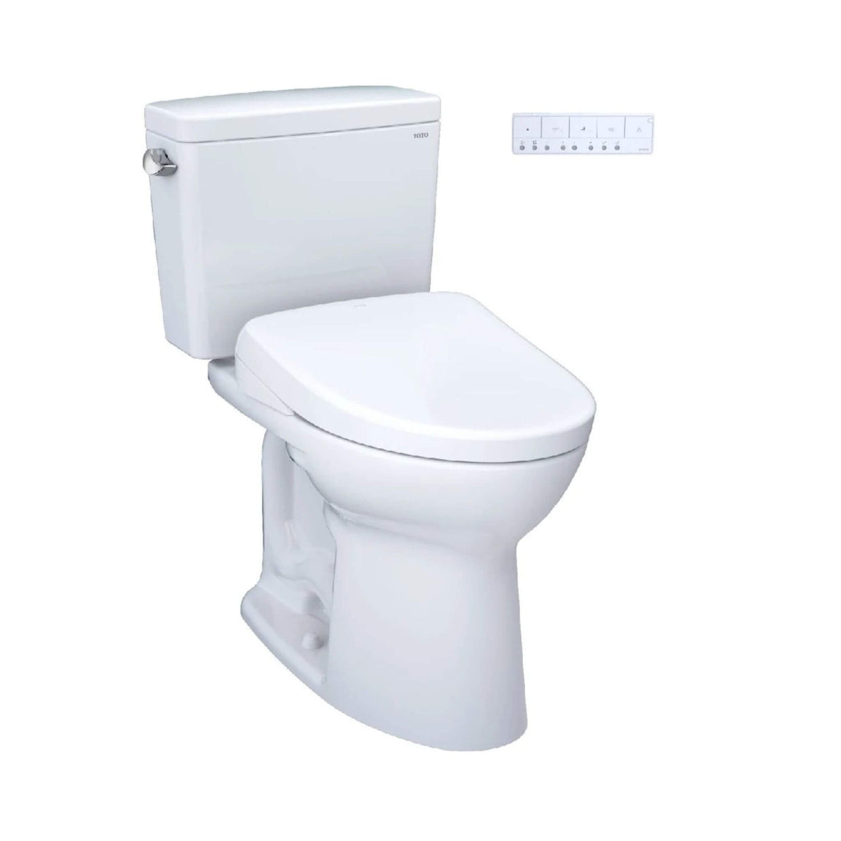 [MW7764736CEGA#01] TOTO Drake 1.28 GPF Elongated Toilet With Washlet S7A Heated Auto Open Bidet Seat