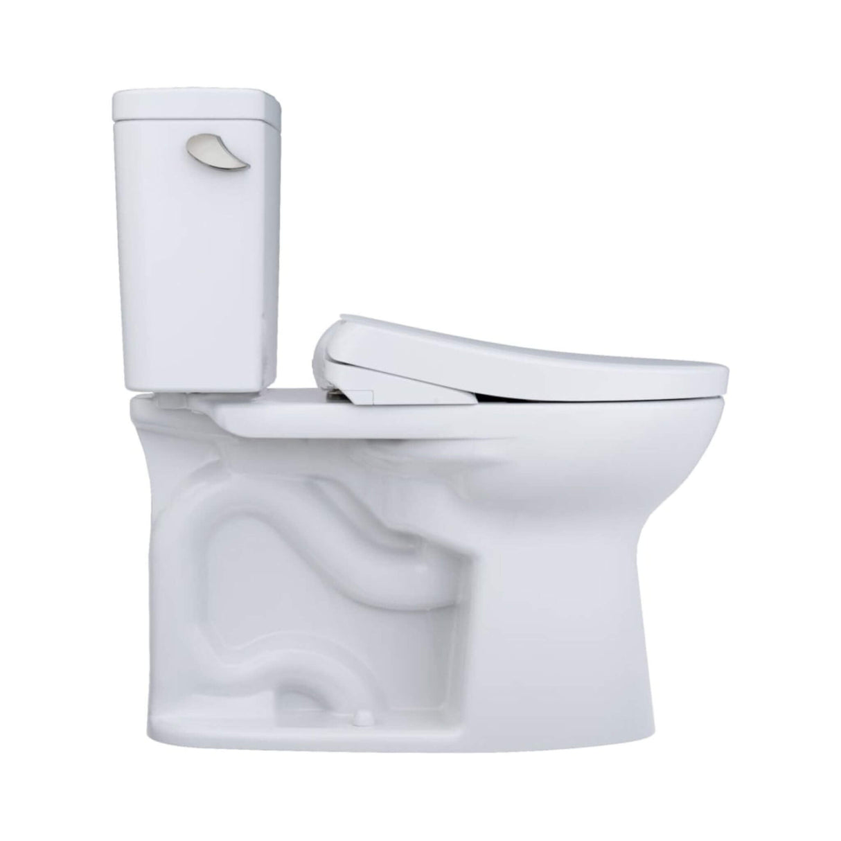 [MW7764736CSFG#01] TOTO Drake 1.6 GPF Elongated Chair Height Toilet W/ Washlet S7A Auto Bidet Seat & EWater+ Technology