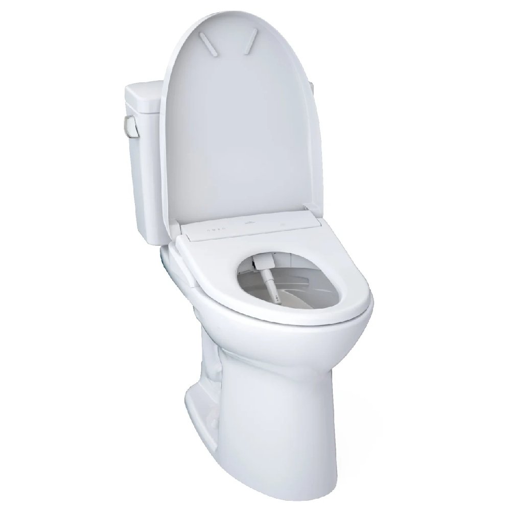 [MW7764736CSFGA#01] TOTO Drake 1.6 GPF Elongated Toilet With S7A Auto Open Bidet Seat And EWater