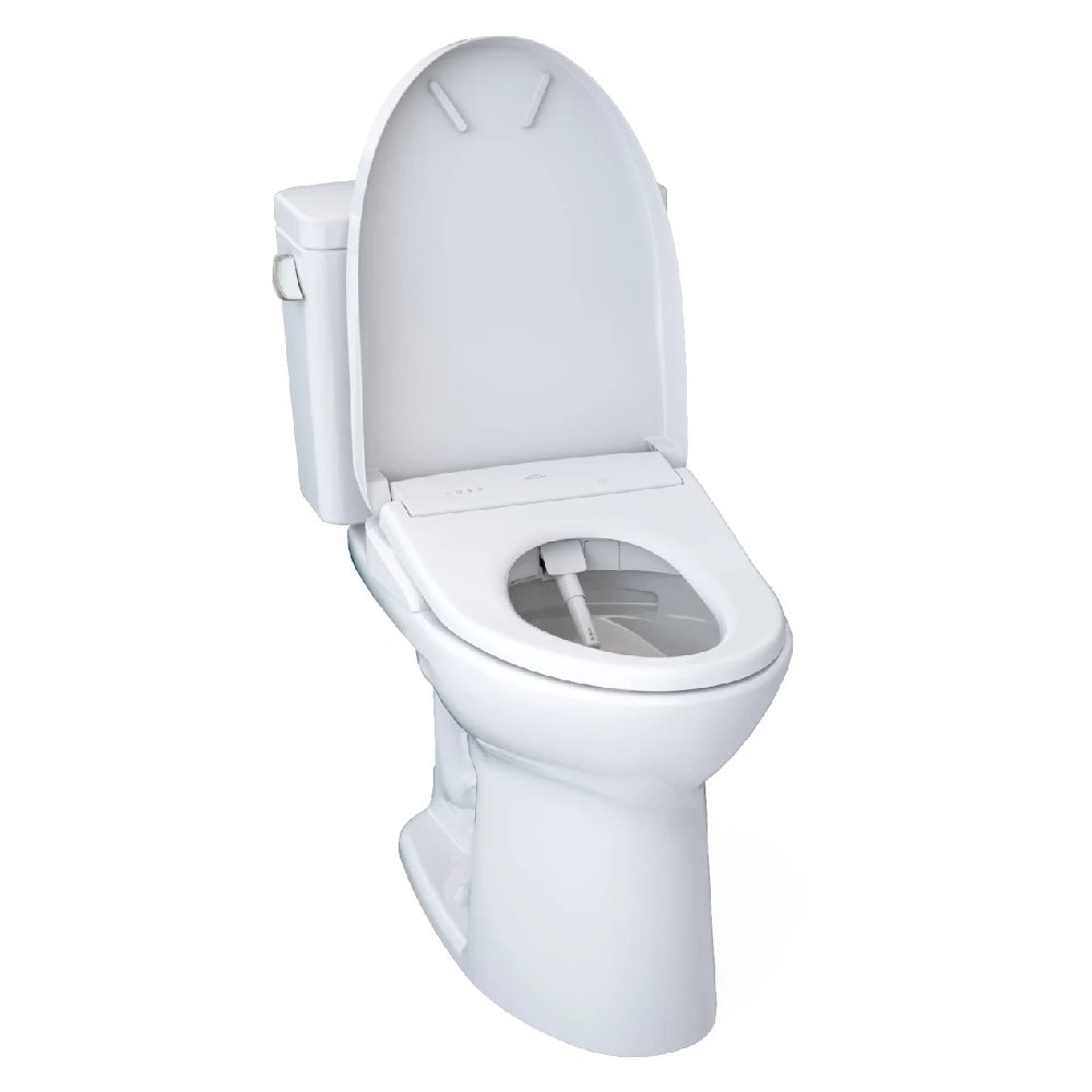 [MW7764736CSFGA.10#01] TOTO Drake 1.6 GPF Universal Height Toilet With Washlet S7A Auto Open Bidet Seat