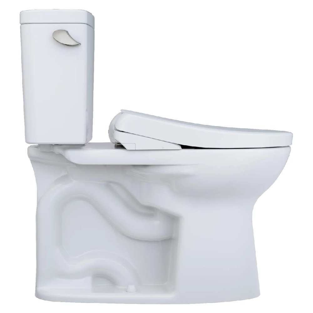 [MW7764736CSFGA.10#01] TOTO Drake 1.6 GPF Universal Height Toilet With Washlet S7A Auto Open Bidet Seat
