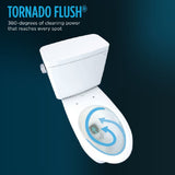 [MW7863074CEG#01] TOTO Drake Transitional Washlet C2 Bidet Seat With 1.28 GPF Elongated Toilet
