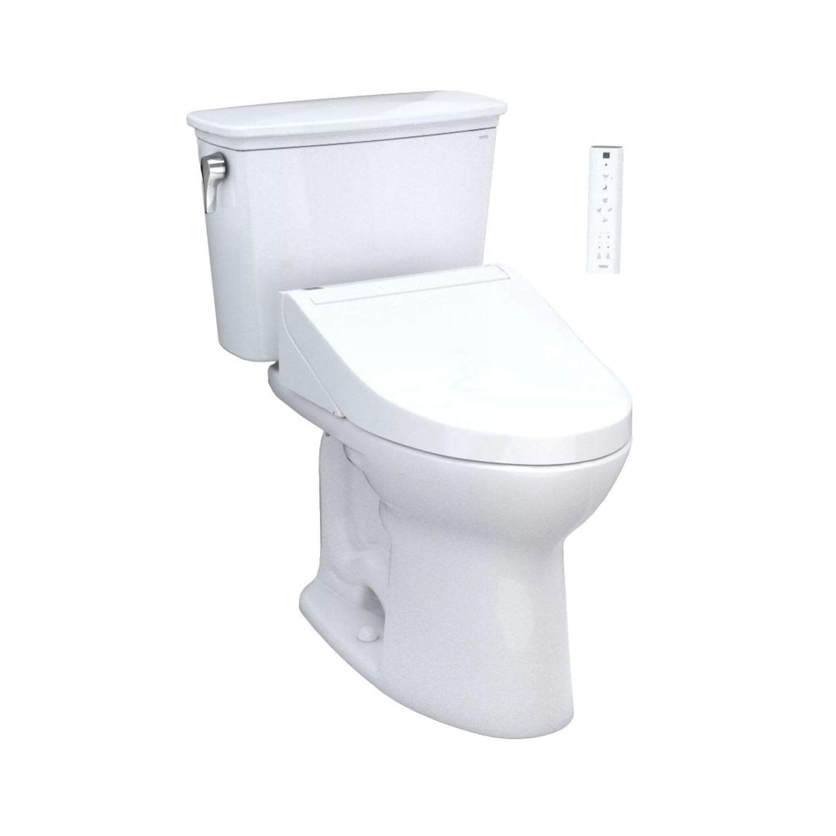 [MW7863084CEFG#01] TOTO Drake Transitional Washlet C5 Bidet Seat With 1.28 GPF Universal Height Toilet