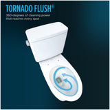 [MW7863084CEFG#01] TOTO Drake Transitional Washlet C5 Bidet Seat With 1.28 GPF Universal Height Toilet