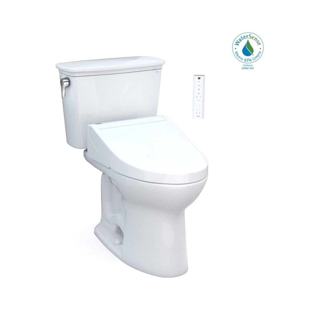 [MW7863084CEFG#01] TOTO Drake Transitional Washlet C5 Bidet Seat With 1.28 GPF Universal Height Toilet