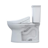 [MW7863084CEG#01] TOTO Drake C5 Bidet Seat With 1.28 GPF Elongated Toilet Left Hand Lever