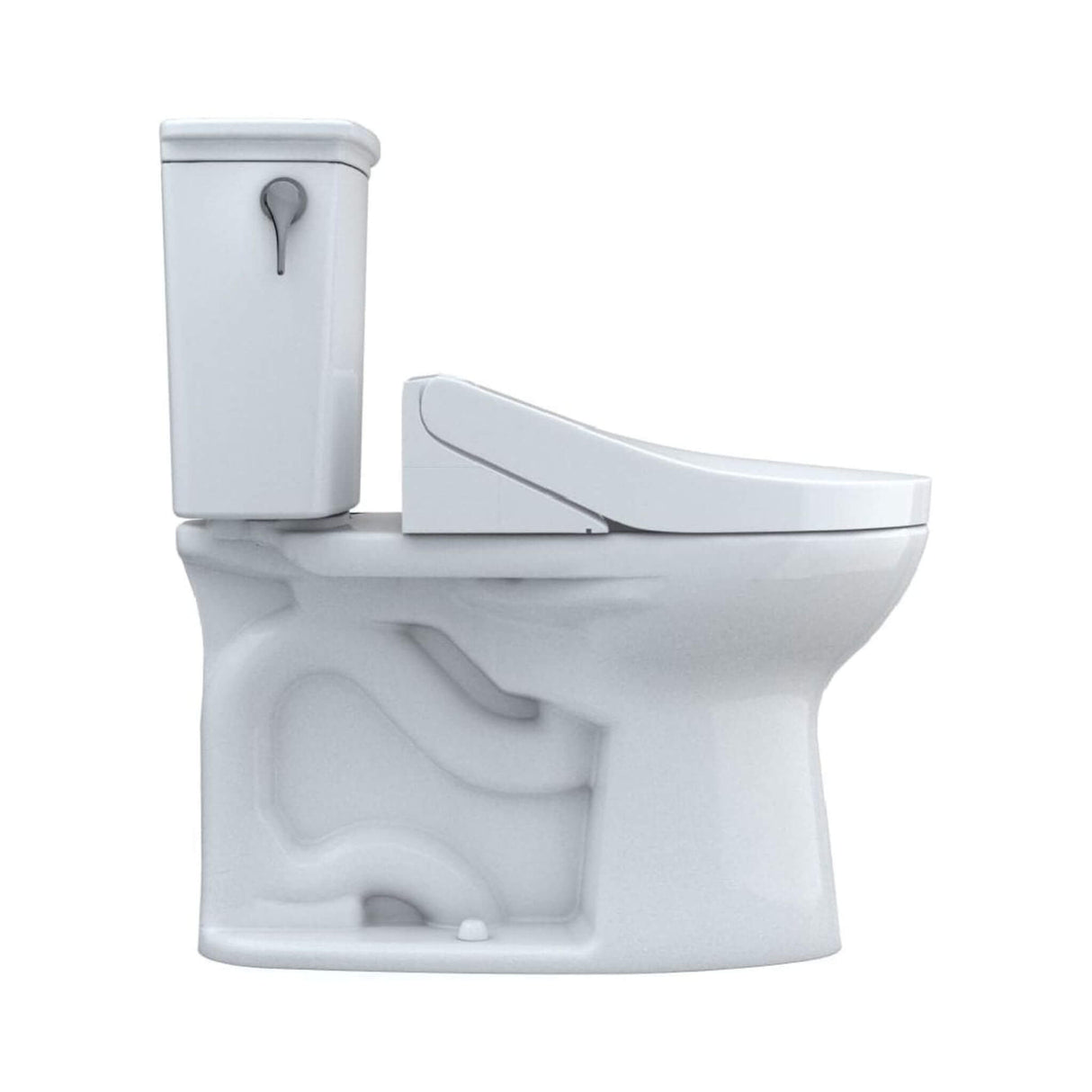 [MW7863084CEG#01] TOTO Drake C5 Bidet Seat With 1.28 GPF Elongated Toilet Left Hand Lever