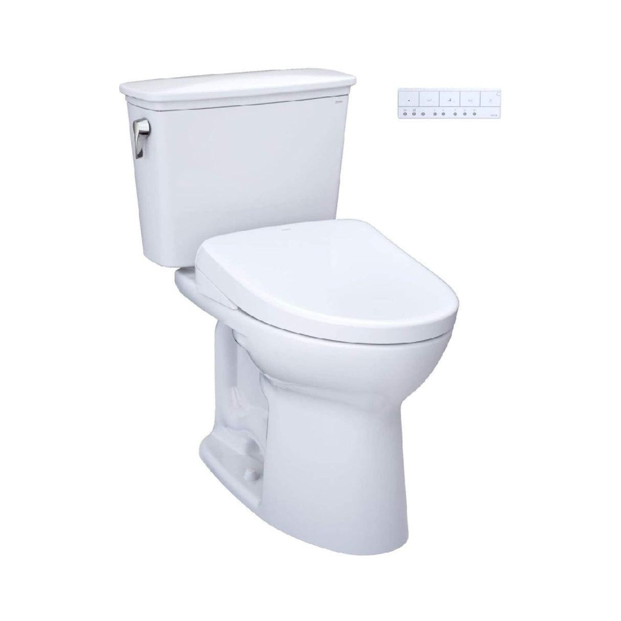 [MW7864726CEFG#01] TOTO Drake 1.28 GPF Elongated Chair Height Toilet Seat With Transitional Washlet S7