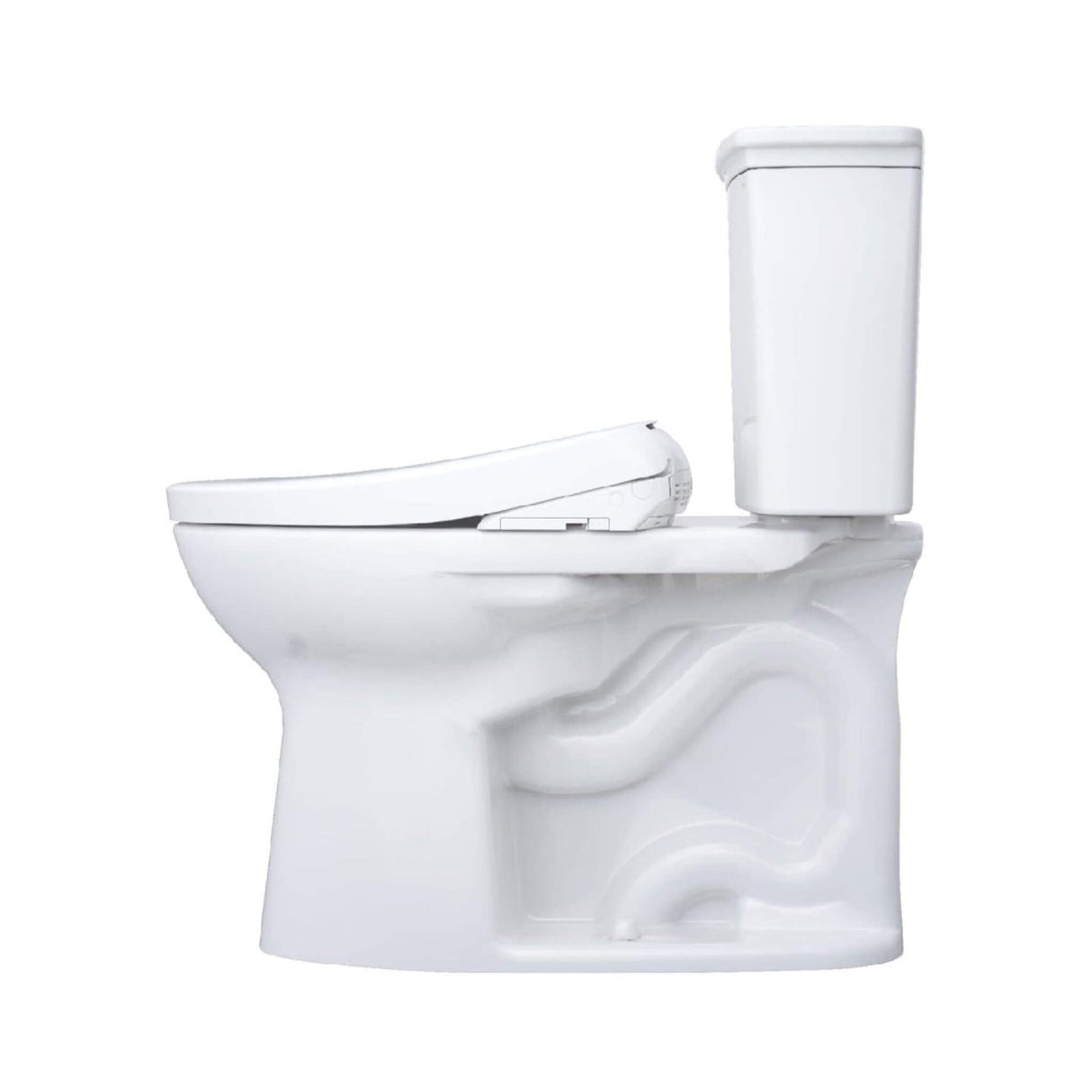 [MW7864726CEFG#01] TOTO Drake 1.28 GPF Elongated Chair Height Toilet Seat With Transitional Washlet S7