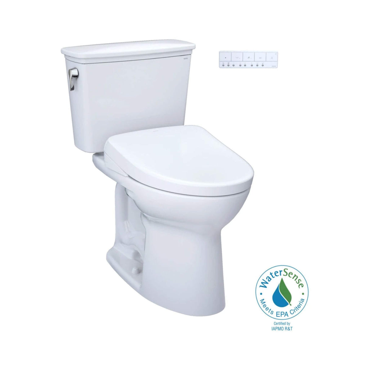 [MW7864726CEFG#01] TOTO Drake 1.28 GPF Elongated Chair Height Toilet Seat With Transitional Washlet S7