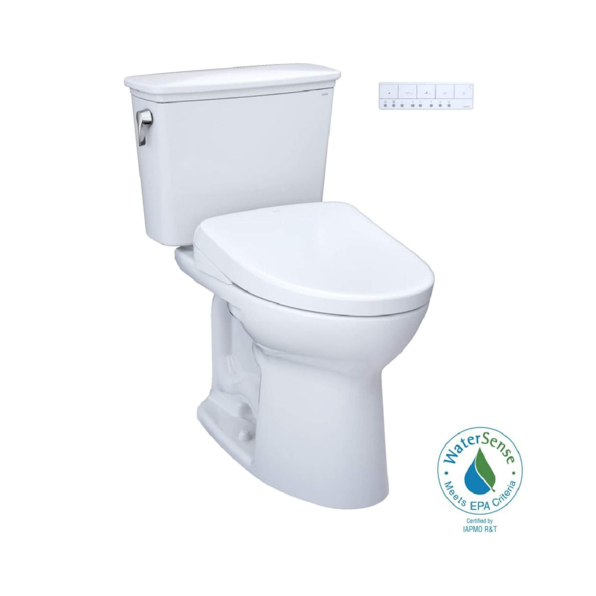 [MW7864726CEFG.10#01] TOTO Drake Elongated Chair Height Transitional Toilet With S7 Bidet Seat And 10" Rough In