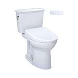 [MW7864726CEG#01] TOTO Drake 1.28 GPF Tornado Flush Washlet Toilet With S7 Bidet Seat
