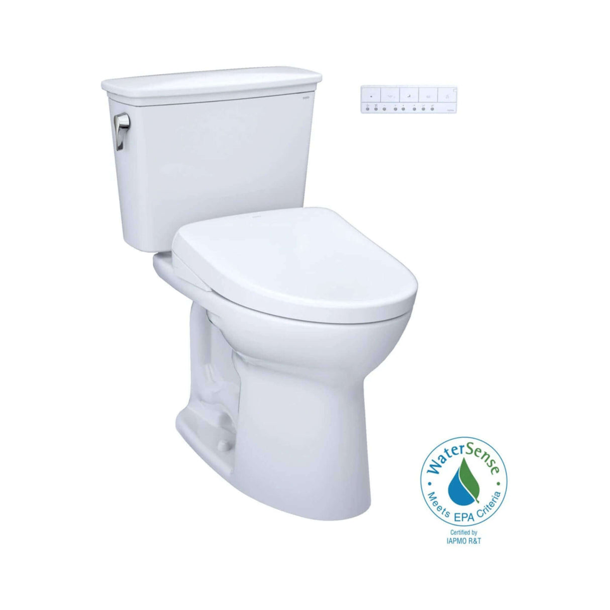 [MW7864736CEFG#01] TOTO Drake 1.28 GPF Elongated Chair Height Toilet Seat With Transitional Washlet S7A