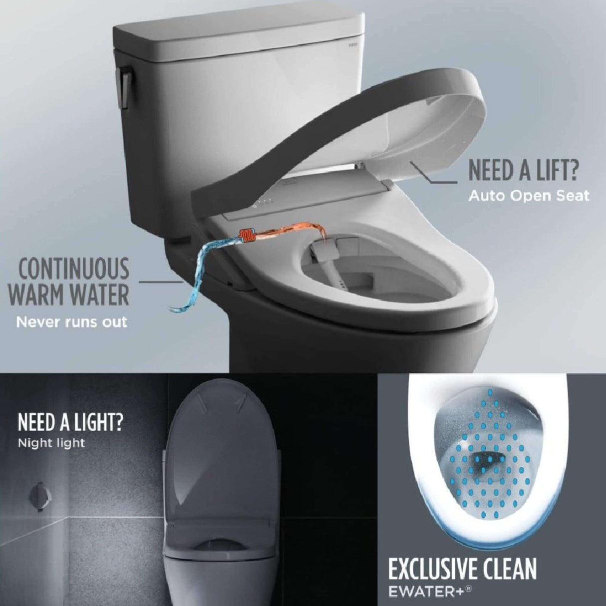 [MW7864736CEFG#01] TOTO Drake 1.28 GPF Elongated Chair Height Toilet Seat With Transitional Washlet S7A