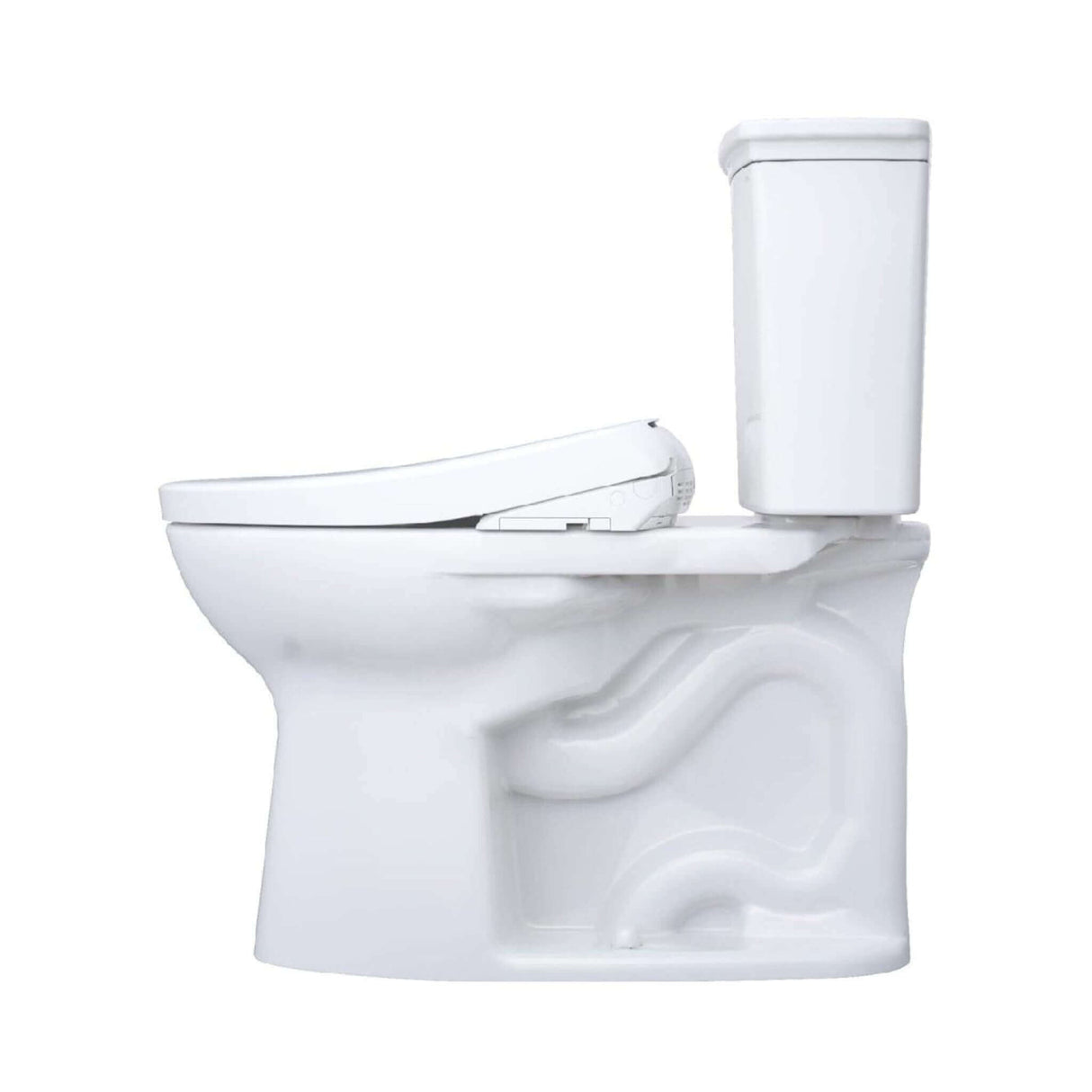 [MW7864736CEFG#01] TOTO Drake 1.28 GPF Elongated Chair Height Toilet Seat With Transitional Washlet S7A