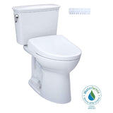 [MW7864736CEFG.10#01] TOTO Drake Washlet S7A Open Bidet Seat And 1.28 GPF Universal Height Toilet With Warm Air Dryer