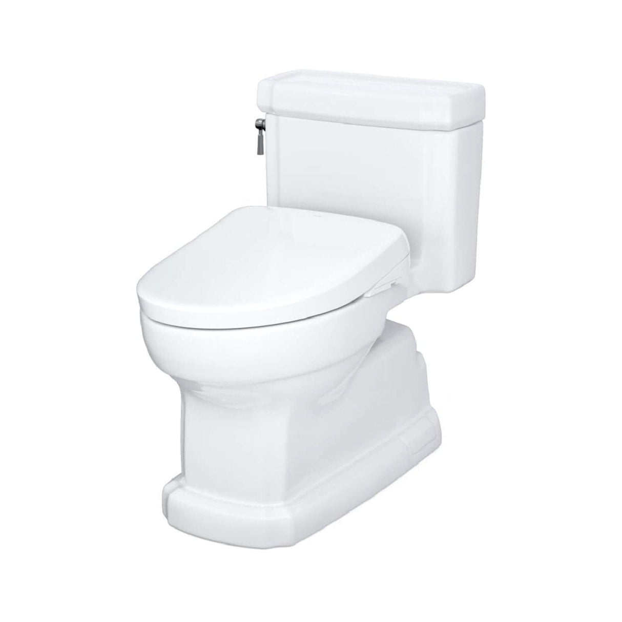 [MW9744734CEFGA#01] TOTO Guinevere 1.28 GPF Elongated Chair Height Toilet With Washlet+ S7A Tornado Auto Flush