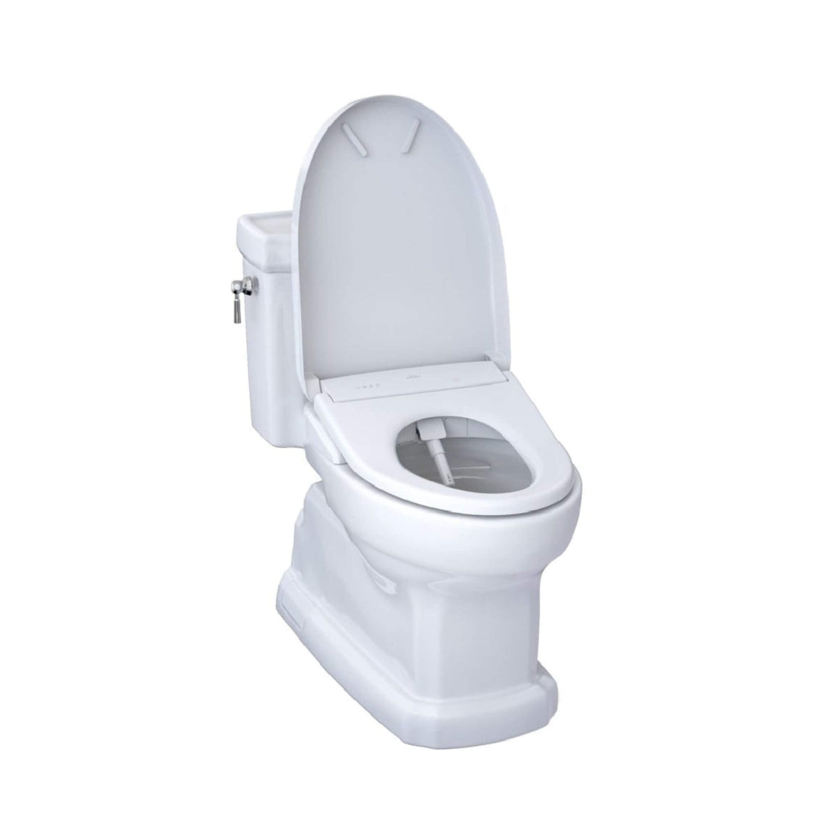 [MW9744734CEFGA#01] TOTO Guinevere 1.28 GPF Elongated Chair Height Toilet With Washlet+ S7A Tornado Auto Flush