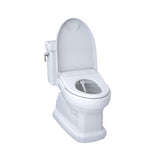 [MW9744734CEFGA#01] TOTO Guinevere 1.28 GPF Elongated Chair Height Toilet With Washlet+ S7A Tornado Auto Flush