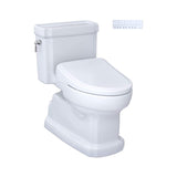 [MW9744734CEFGA#01] TOTO Guinevere 1.28 GPF Elongated Chair Height Toilet With Washlet+ S7A Tornado Auto Flush